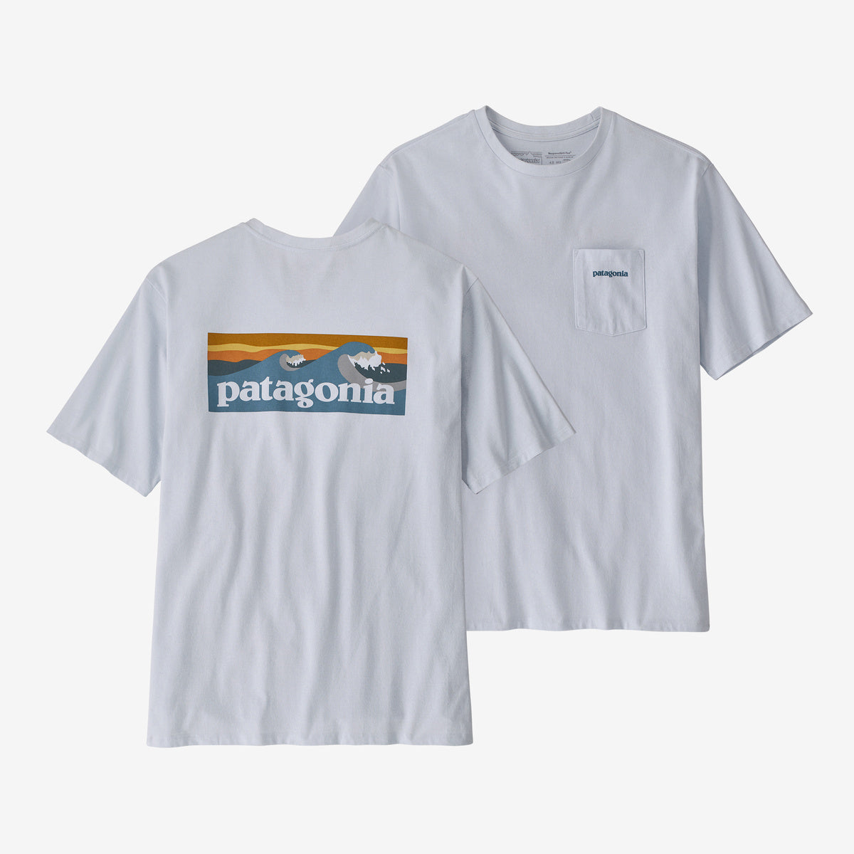 T-Shirt Boardshirt Logo Pocket Responsibili-Tee® White