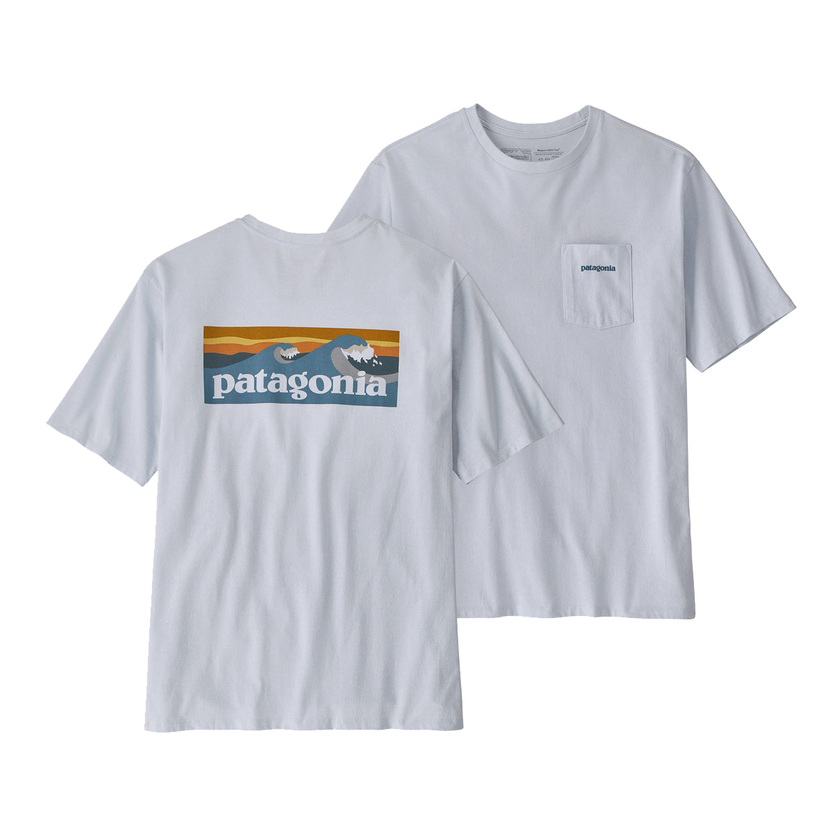 T-Shirt Boardshirt Logo Pocket Responsibili-Tee® White