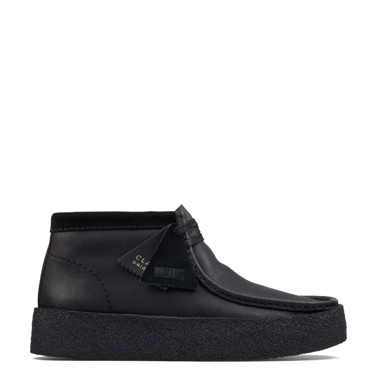 Scarpa Wallabee Cup Bt Black Leather