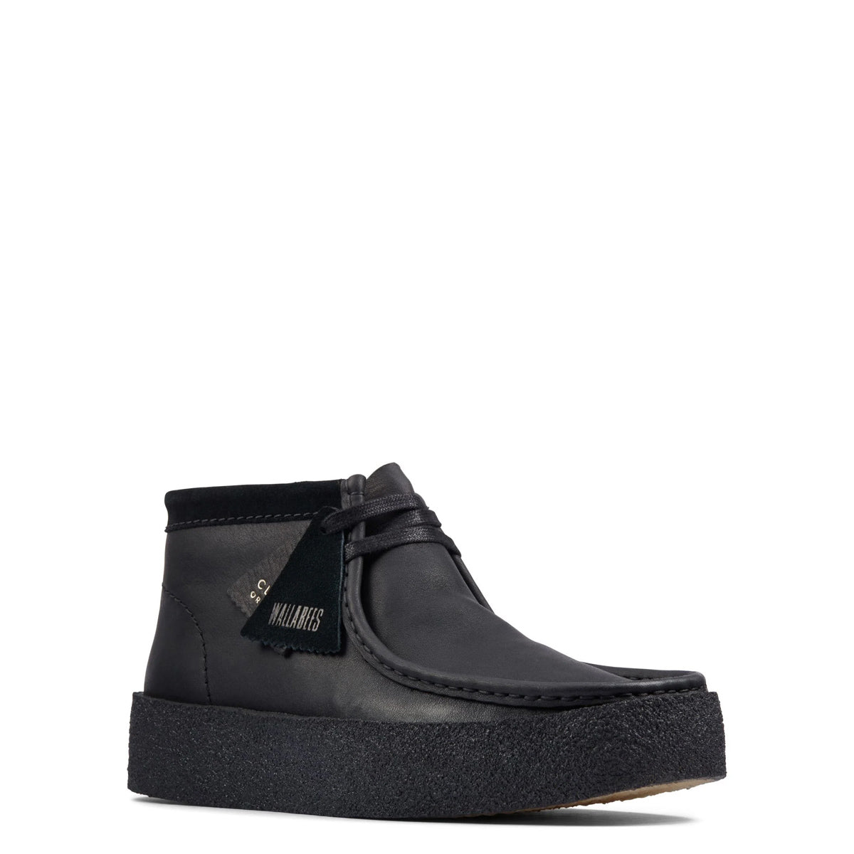 Scarpa Wallabee Cup Bt Black Leather