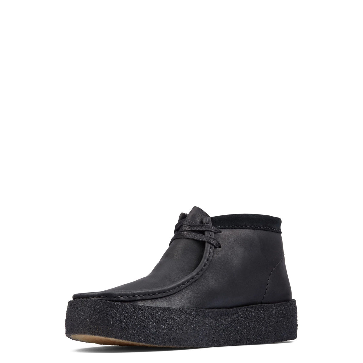 Scarpa Wallabee Cup Bt Black Leather