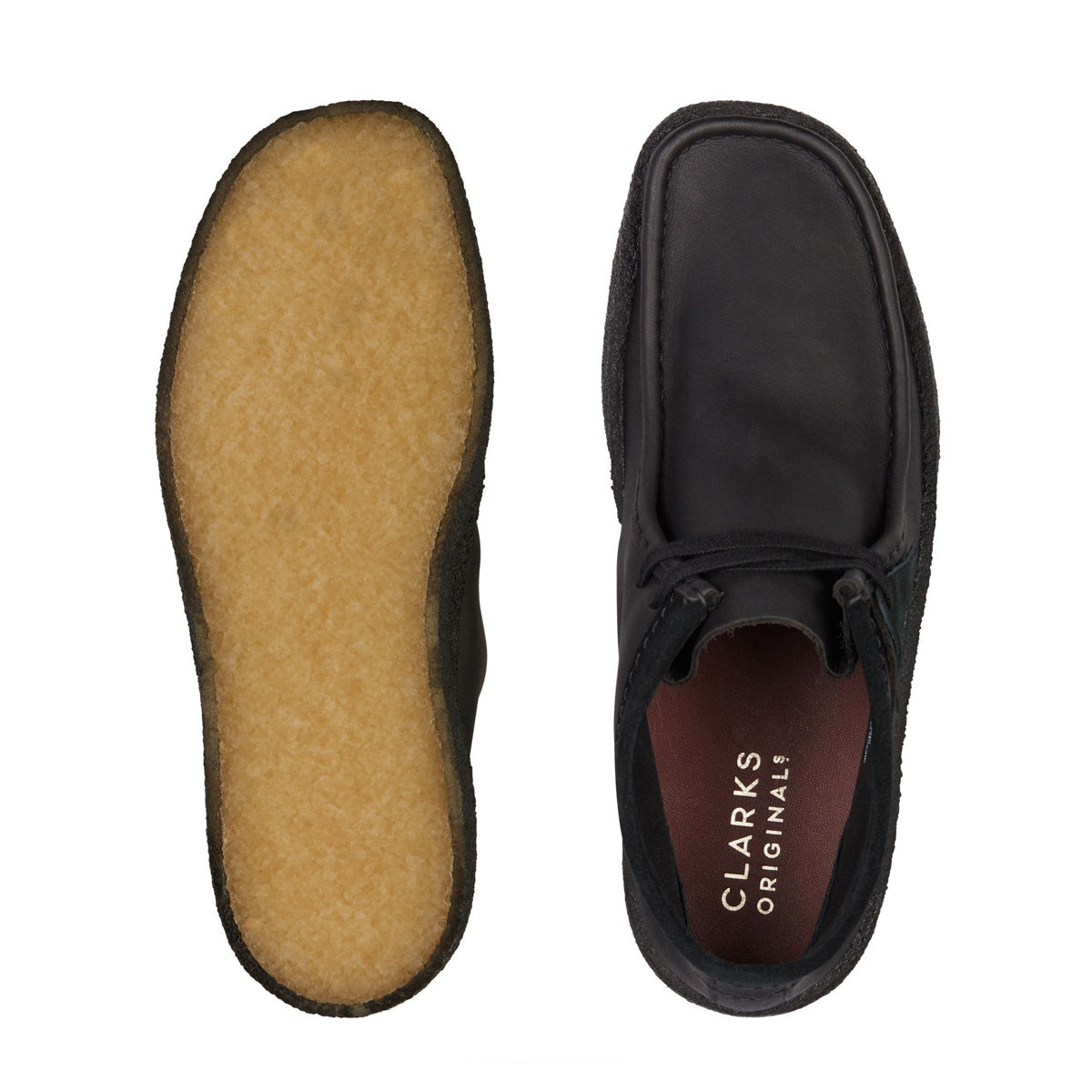 Scarpa Wallabee Cup Bt Black Leather