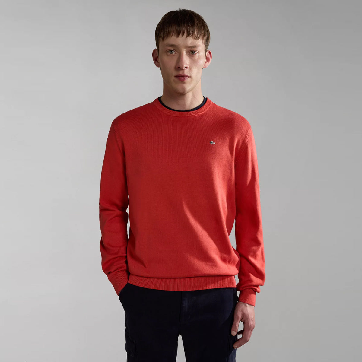 Maglione girocollo Droz Red Dusty