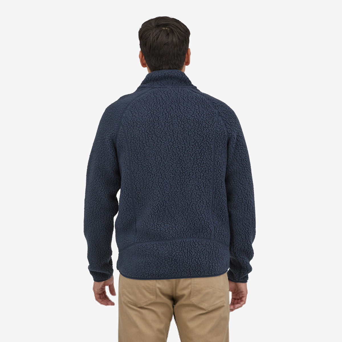 Giacca in pile Retro Fleece Dark Natural Utility Blue