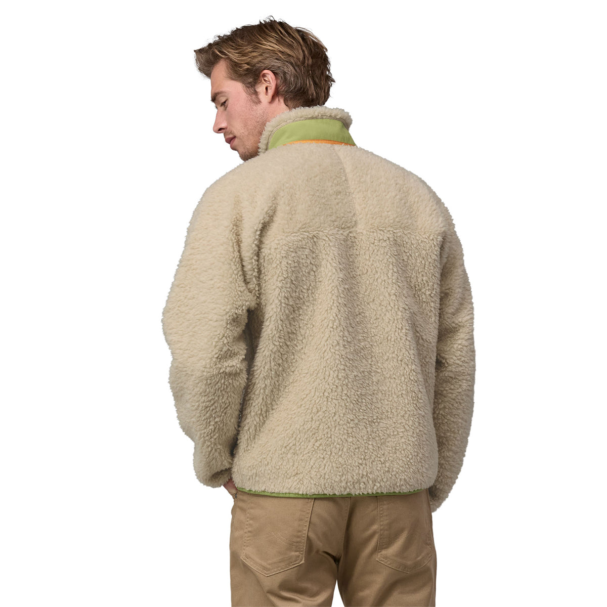 Giacca in pile Classic Retro-X® Fleece Dark Natural Buckhorn Green