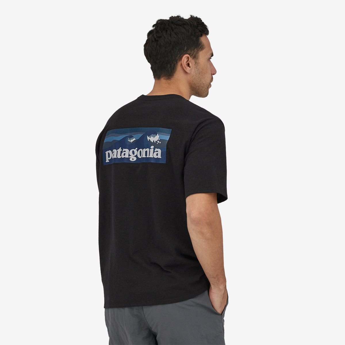 T-Shirt Boardshirt Logo Pocket Responsibili-Tee® Ink Black