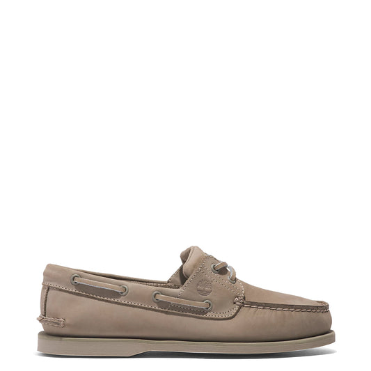 Scarpa da barca Classic in pelle Light Taupe Nubuck