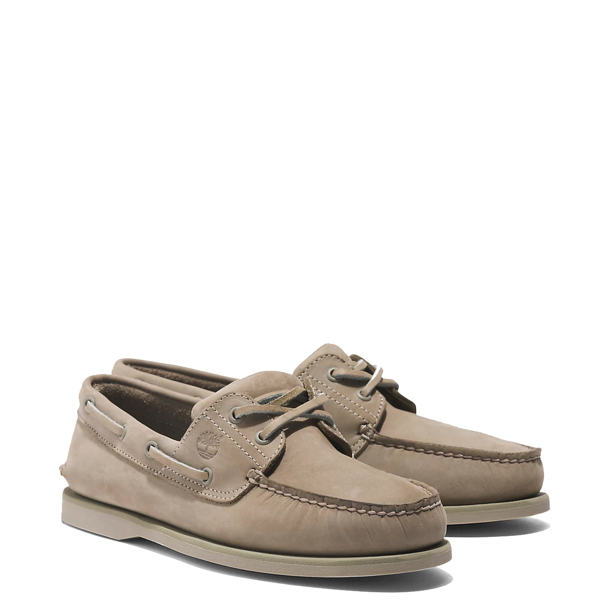 Scarpa da barca Classic in pelle Light Taupe Nubuck