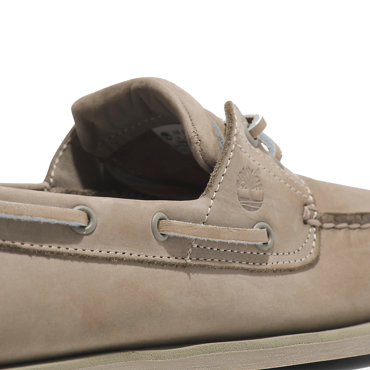 Scarpa da barca Classic in pelle Light Taupe Nubuck