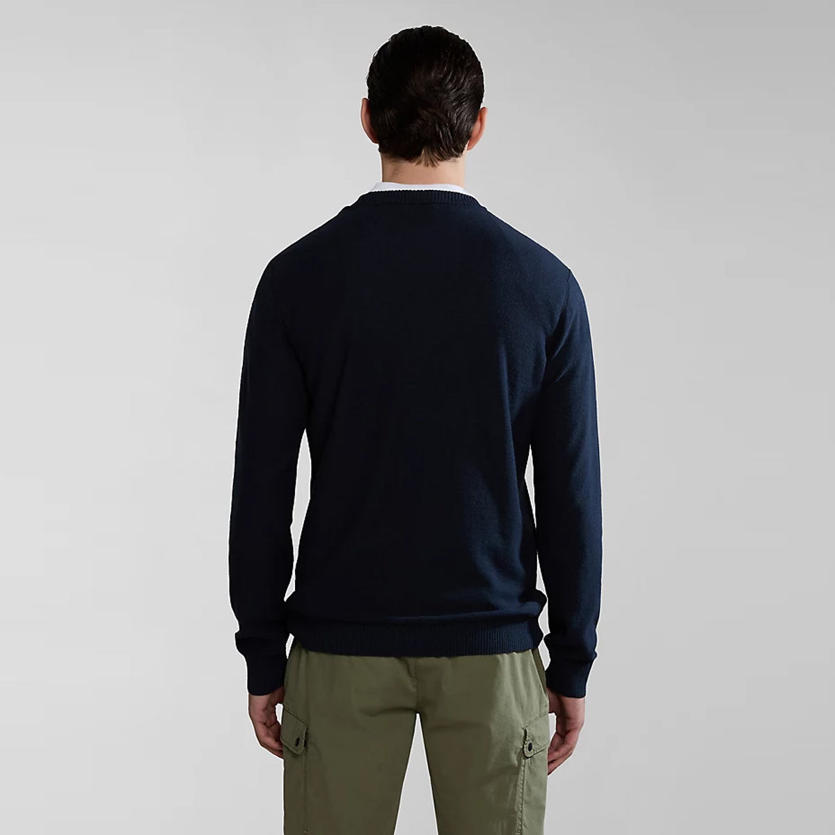 Maglione Linen Blu Marine