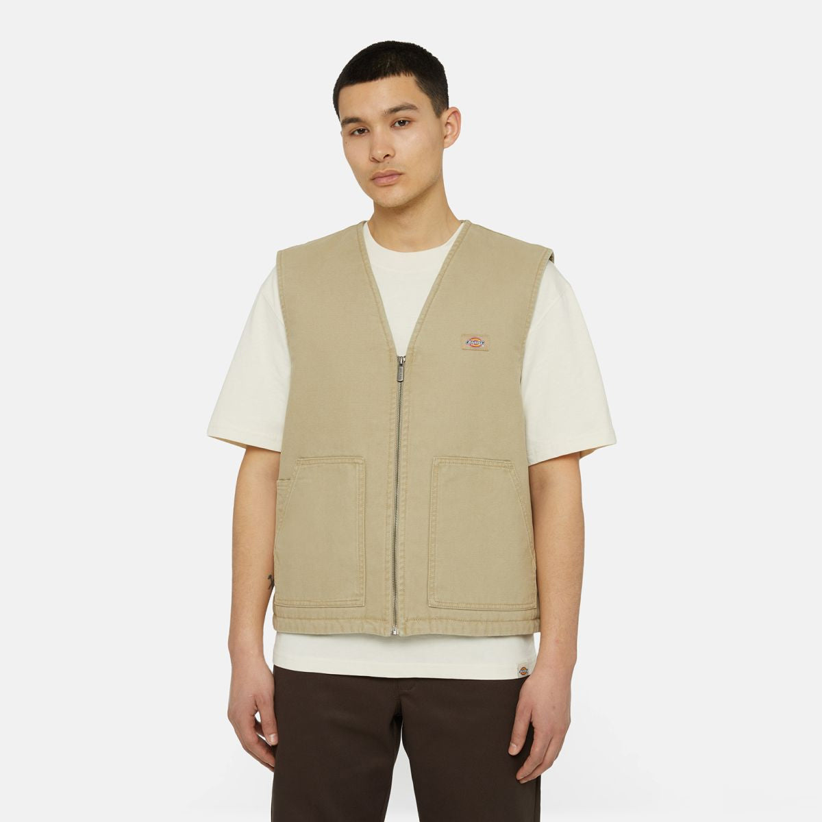 Gilet Duck Canvas Desert Sand