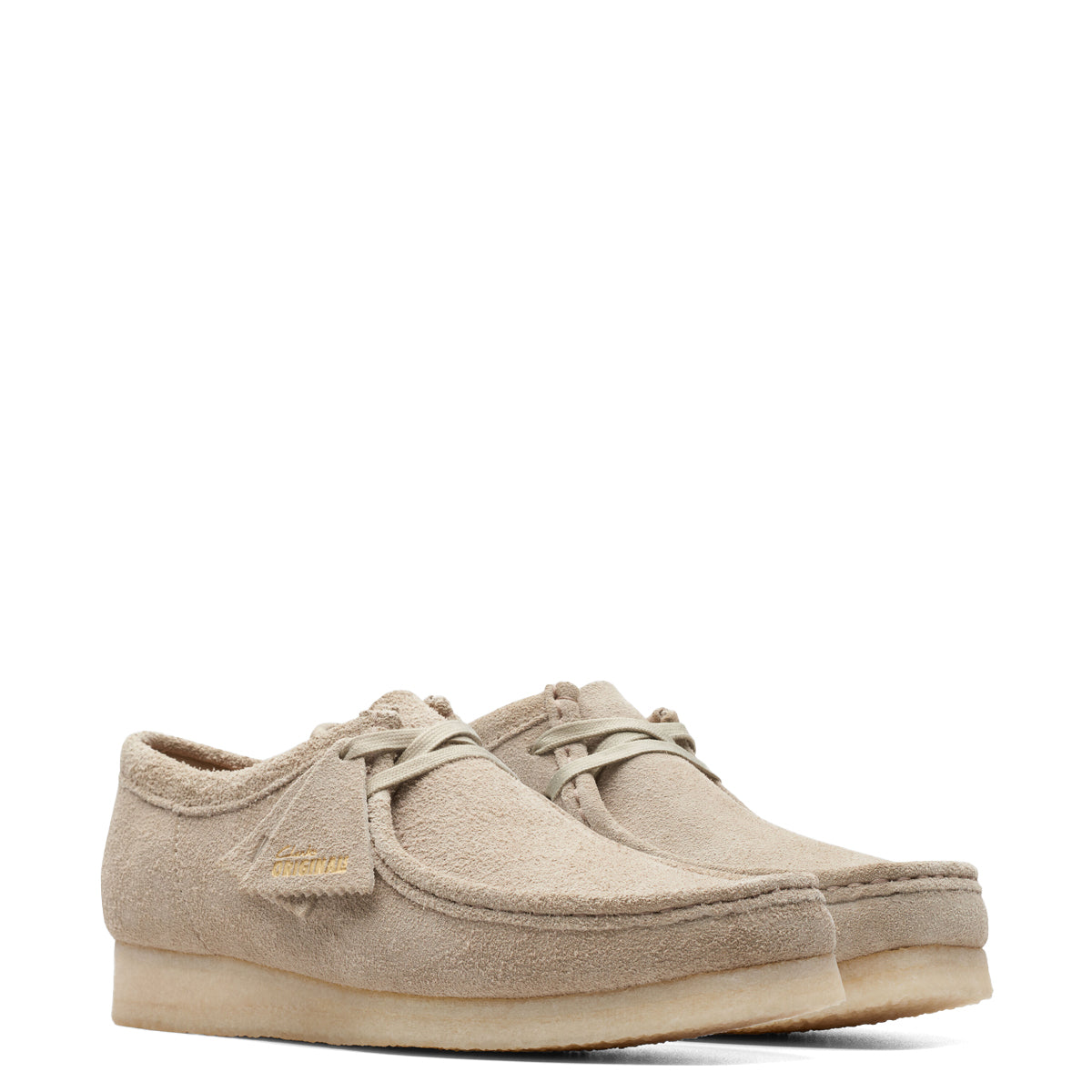 Scarpa Wallabee Pale Grey Suede