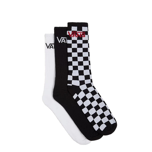 Calzettoni Classic Check Black White