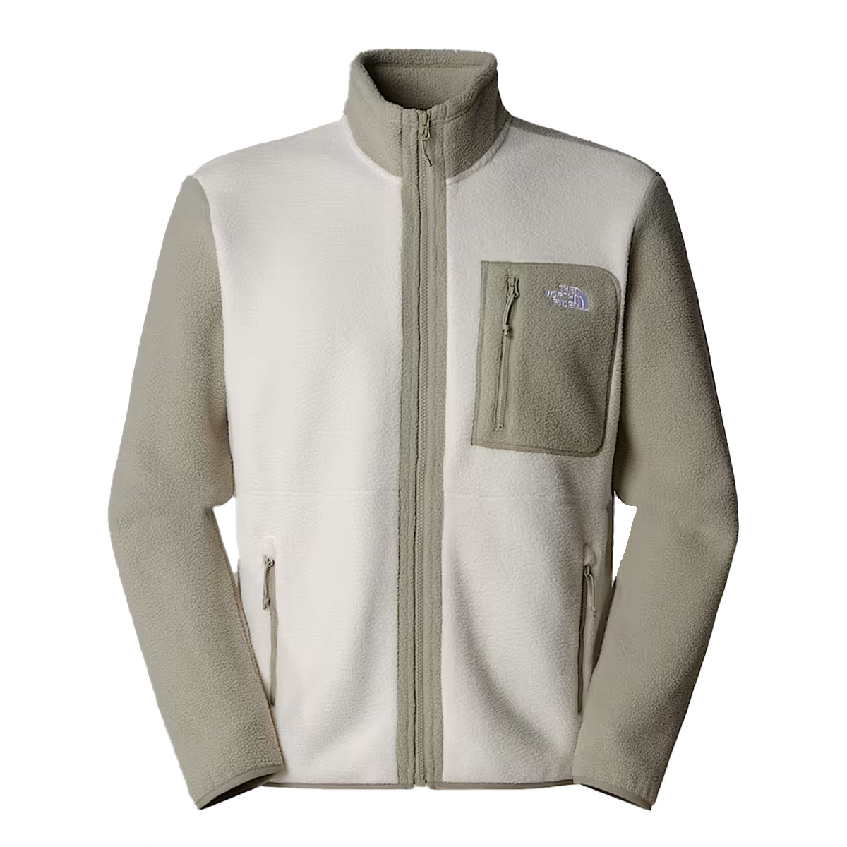 Felpa Yumiori Full Zip White Dune Clay