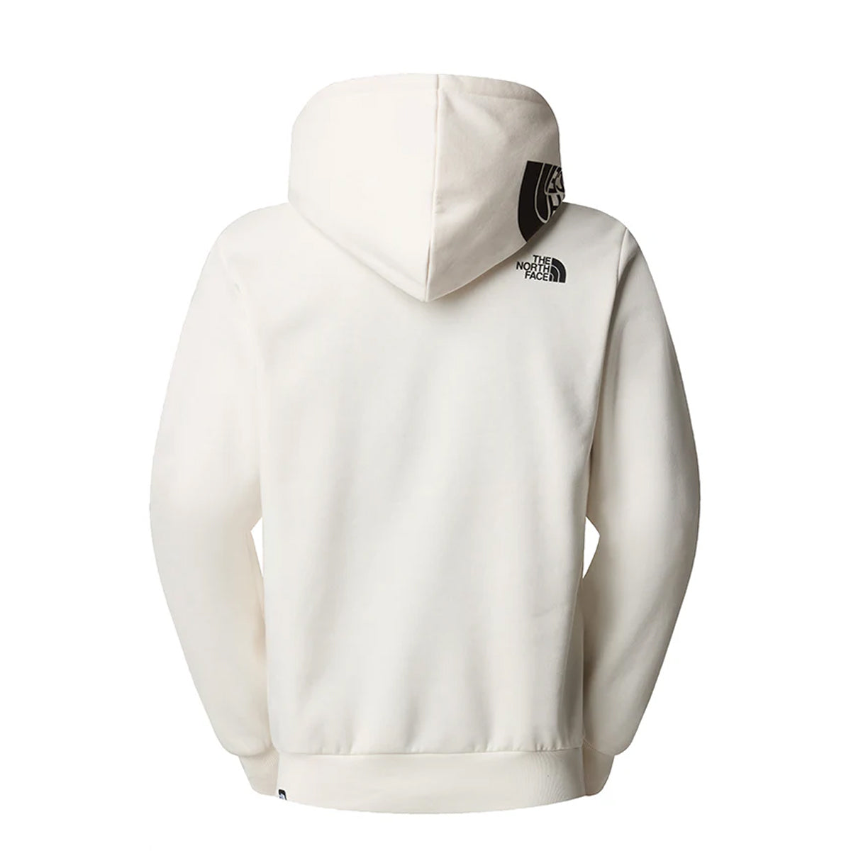 Felpa Hood Logo White Dune