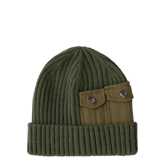 Cuffia Utility Beanie Dark Olive