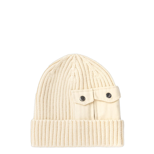 Cuffia Utility Beanie Jet Stream White