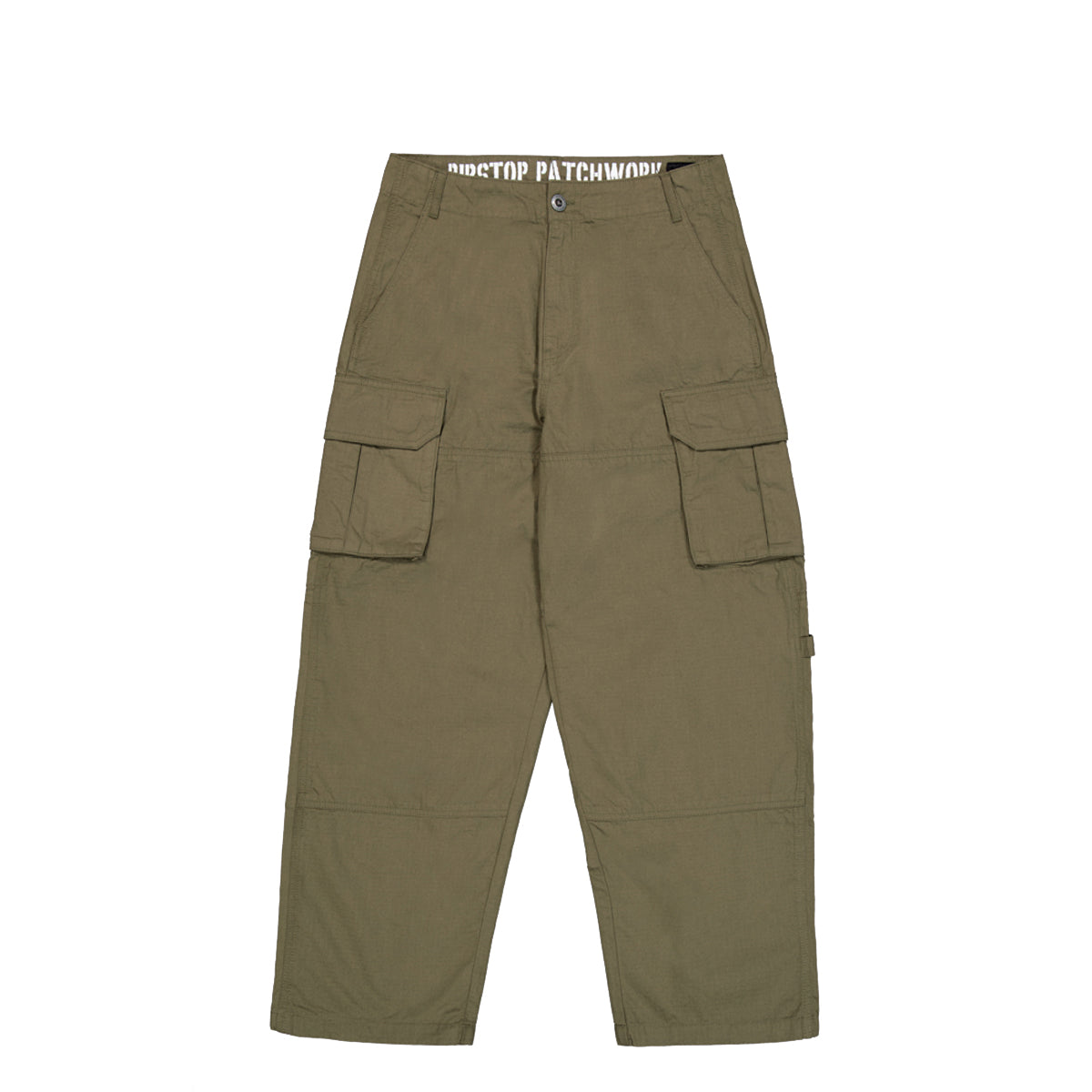 Pantaloni Ripstop Patchwork Dark Olive