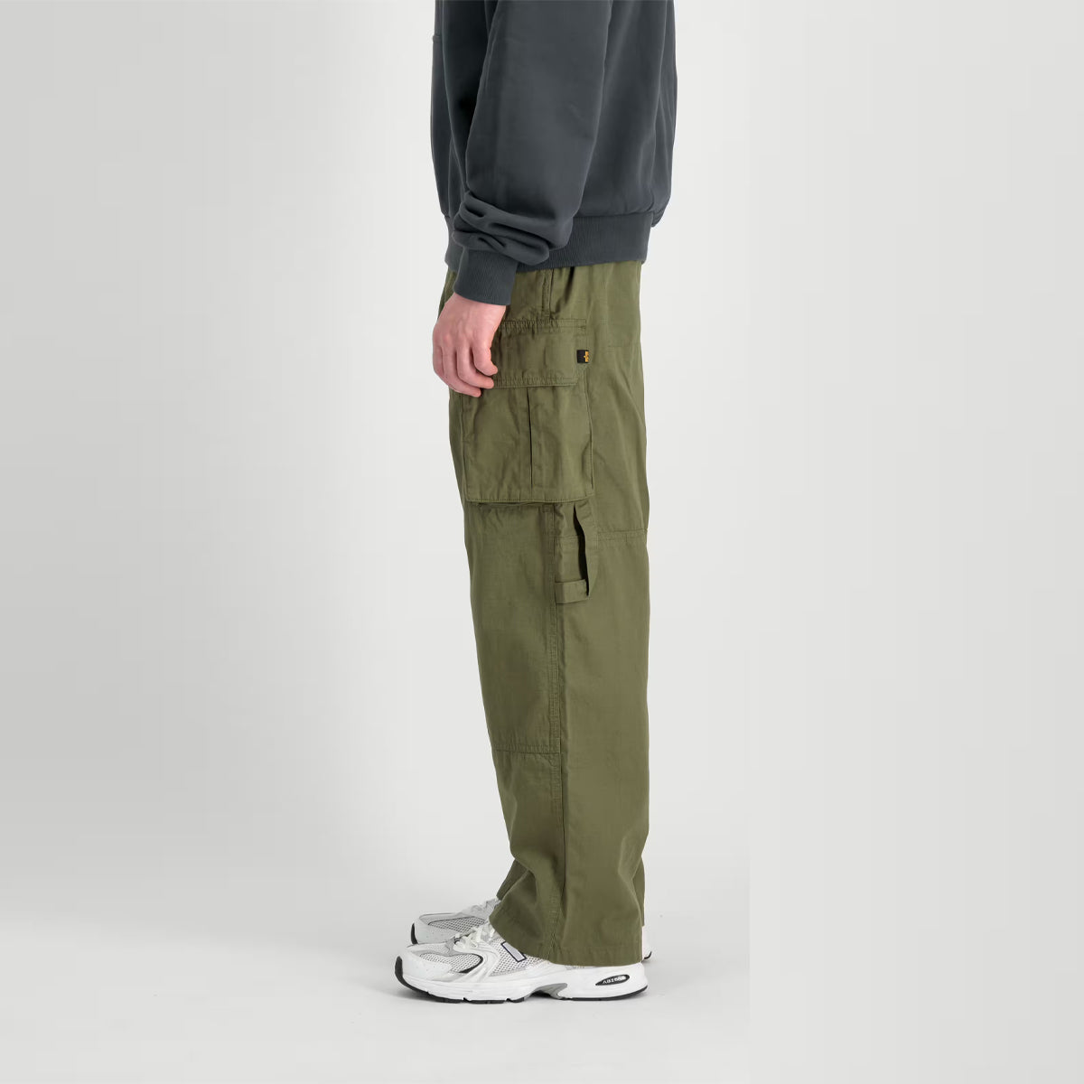 Pantaloni Ripstop Patchwork Dark Olive