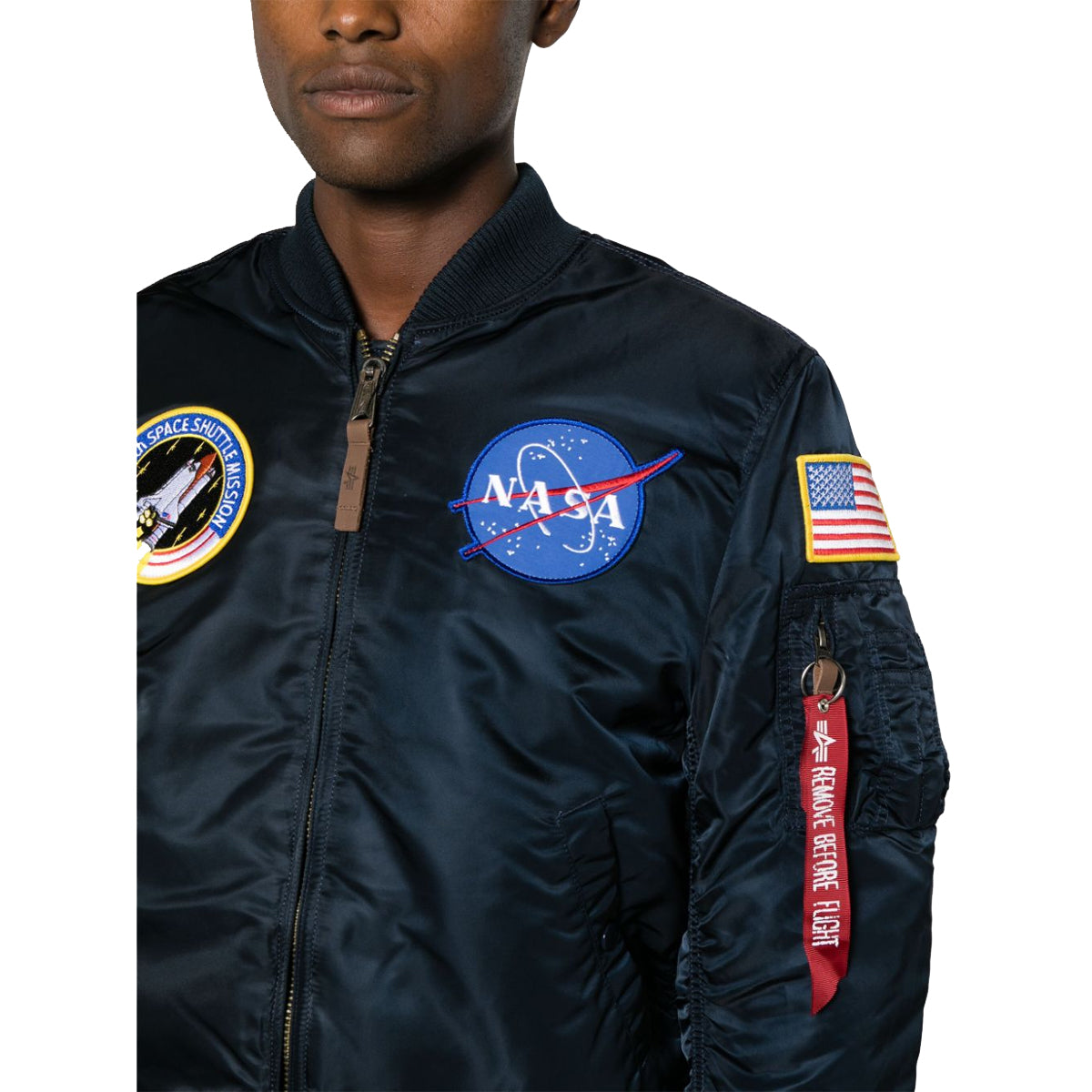 Giacca Ma-1 VF Nasa Rep. Blue